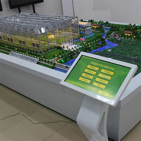 智慧温室大棚农业沙盘模型制作案例-卓璟模型