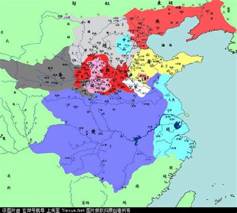 春秋战国地图全图图片 春秋战国地图全图图片