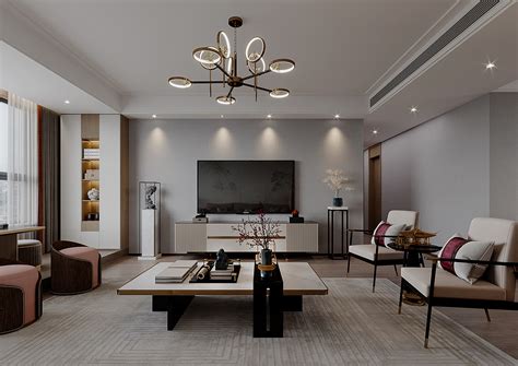 室内设计--中式风格客厅|空间|室内设计|南昌北纬设计 - 原创作品 - 站酷 (ZCOOL)