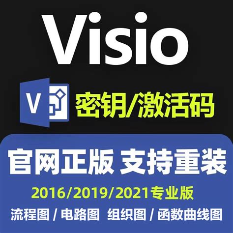 visio2021专业版2019/2016/2013/2010流程图软件远程安装包送教程_虎窝淘