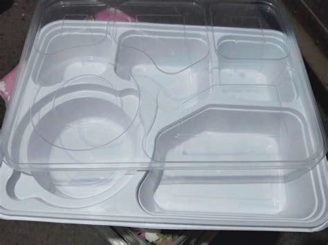 一次性餐盒透明盖方形塑料外卖盒打包饭盒一次性饭盒四格-阿里巴巴