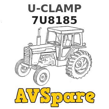 U-CLAMP 7U8185 - Caterpillar | AVSpare.com
