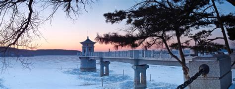 中国长春南湖公园冬季景观,国内旅游景点,旅游景点,摄影,汇图网www.huitu.com