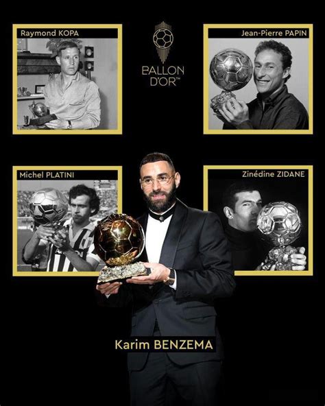 本泽马成第五位获金球奖的法国球员，官方晒海报祝贺_PP视频体育频道