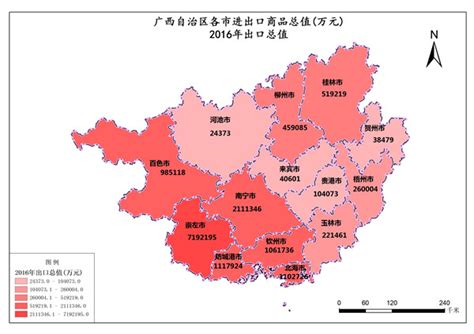 广西口岸、沿海开放城市和经济开发区分布图 - 广西地图 - 地理教师网