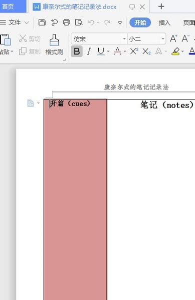 绿色康奈尔笔记Excel模板_完美办公