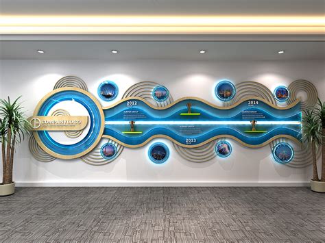 自由发挥公司企业室内墙面文化设计|空间|展陈设计|攻城狮YJ - 原创作品 - 站酷 (ZCOOL)