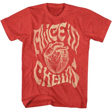 Alice In Chains Alice In Chains Heart T-shirt 446099 | Rockabilia Merch ...
