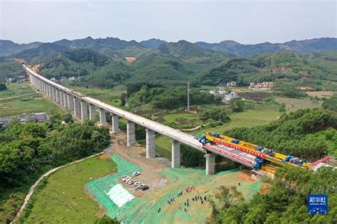 贵南高铁广西段正线桥梁工程全面竣工_新浪图片