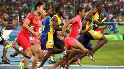 男子4x100米中国第四创历史 博尔特三连冠-北京时间