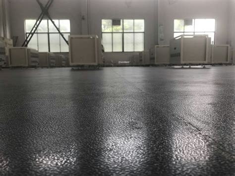 4.5mm防滑PVC地板(双色)车库地板应用场所-车库地板-PVC地板厂家