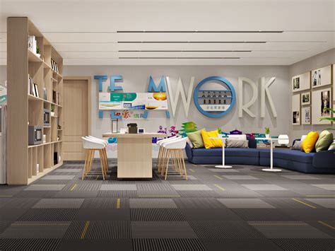 某公司办公室部分区域|空间|家装设计|LJC1113 - 原创作品 - 站酷 (ZCOOL)
