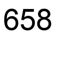 Número 658, la enciclopedia de los números - Numero.wiki