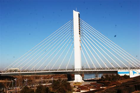 河北迁安黄台湖斜拉桥工程-北京城建道桥建设集团有限公司