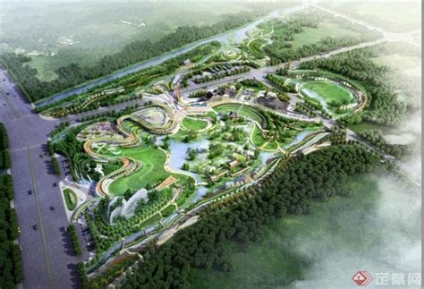 安徽潜山二乔公园方案设计_规划·建筑素材下载网