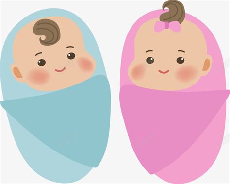 可爱新生儿双胞胎png图片免费下载-素材7NyWjVqjP-新图网