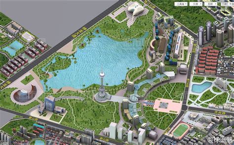 三维城市建筑模型真实地形建筑建模上海地图_AE模板下载(编号:5144345)_AE模板_光厂(VJ师网) www.vjshi.com