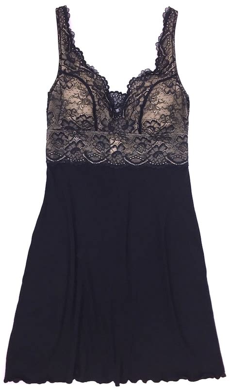 HOME APPAREL BUILT UP CHEMISE DEEP BLUE W/ DARK TURQUOISE LACE ...