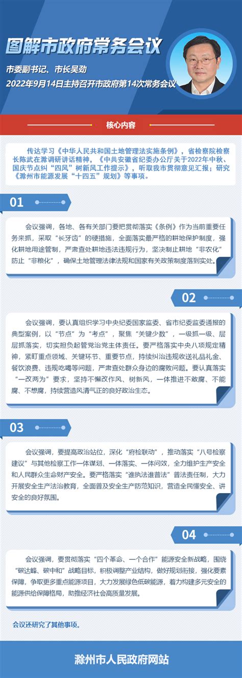 图解市政府第14次常务会议_滁州市人民政府