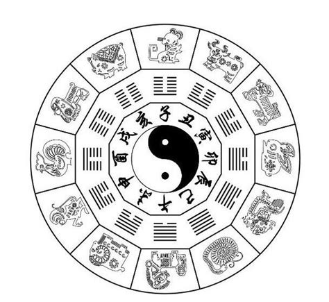 十二生肖八卦图图片