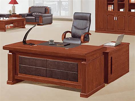 实木办公家具老板桌哪种牌子比较好 新中式实木办公桌老板桌家具价格