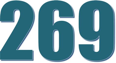 269 — двести шестьдесят девять. натуральное нечетное число. 57е простое ...