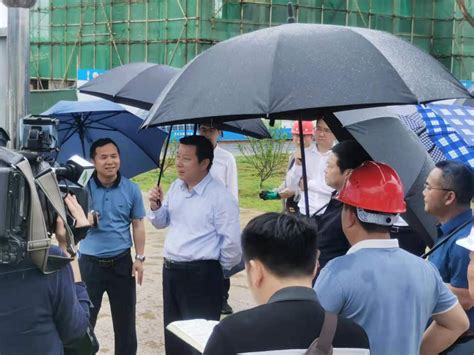 抚州市委书记张鸿星调研临川润泉第二水厂建设项目