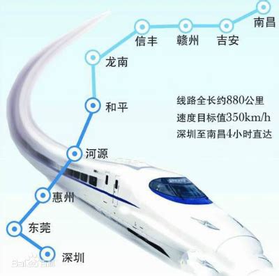 赣深高铁站点线路图（2021年10月更新）_深圳之窗