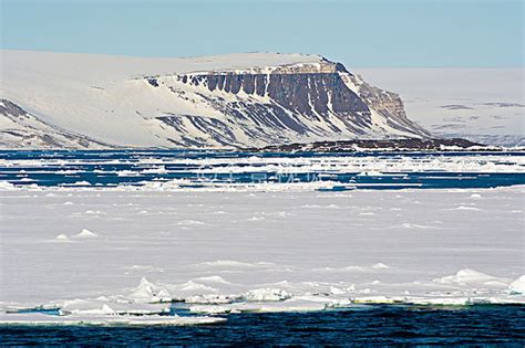 北极熊接近轮船求食尴尬被困浮冰:生存面临威胁 - 海洋财富网