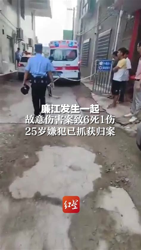 廉江发生一起故意伤害案致6死1伤，25岁嫌犯已抓获归案_凤凰网视频_凤凰网