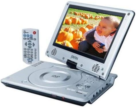 jWIN JDVD762 Swivel Screen Portable DVD Player, Portable DVD Player ...