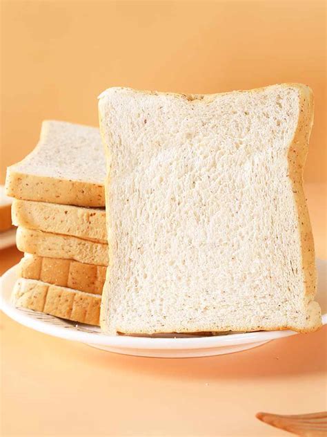 黑麦全麦面包代餐无糖精低0早餐整箱粗粮吐司脂肪热量零食品