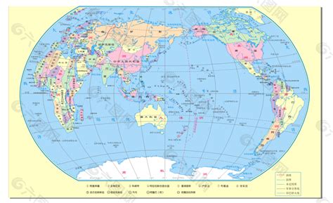 世界地图高清中文版 JPG格式下载 - 比克尔下载