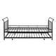 Twin Size Metal Daybed with Curved Handle Design & Twin Trundle, Black - Bed Bath & Beyond ...