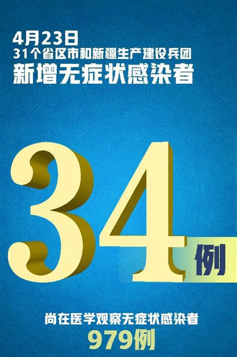 4月23日国内新增无症状感染者34例 尚余979例- 上海本地宝