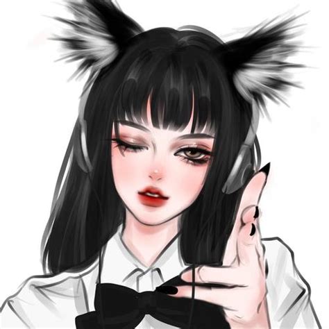 女生头像漫画温柔黑暗