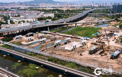 最新进展！唐河路-安顺路工程李村河大桥段河道恢复作业完成_观海新闻