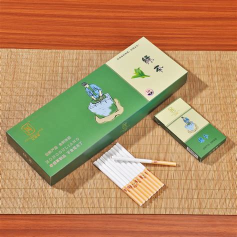 绿盒细支烟,绿盒烟,小绿盒_大山谷图库