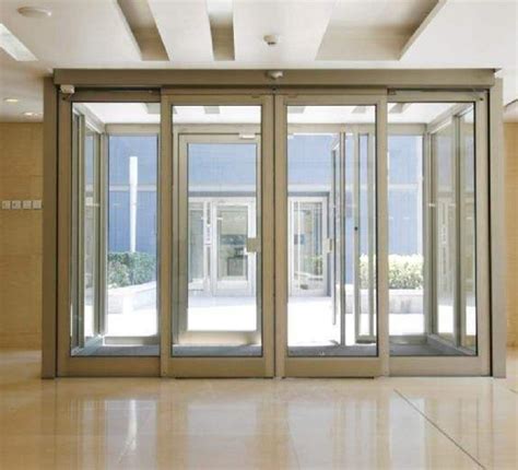 厂家供应电动无框玻璃自动折叠门 办公室无框玻璃自动门可定制-阿里巴巴