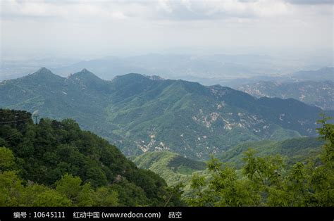 连绵不绝的泰山山脉高清图片下载_红动中国
