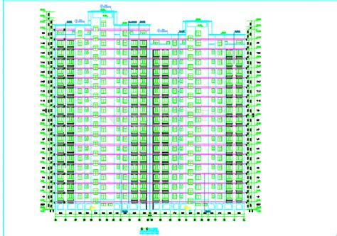某地区全套十七层住宅楼建筑施工CAD设计图纸_住宅小区_土木在线