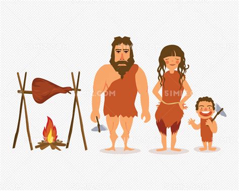 原始人的一家|Illustration|kids illustration|崔小条_Original作品-站酷ZCOOL