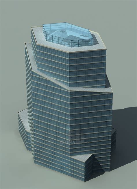 现代高层商业3dmax 模型下载-光辉城市