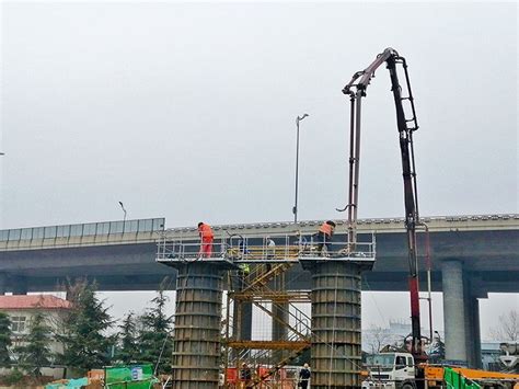 山东青岛：唐河路-安顺路打通工程首个墩柱浇注完成|界面新闻