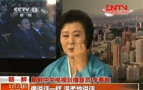 朝鲜女主播李春姬接受采访祝贺春节(组图)_新闻中心_新浪网