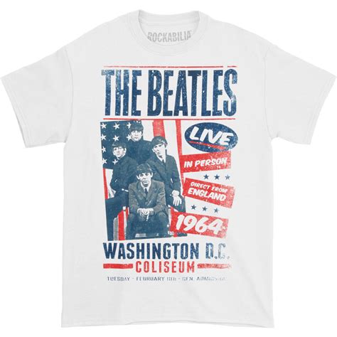 Beatles Coliseum Poster T-shirt 249835 | Rockabilia Merch Store