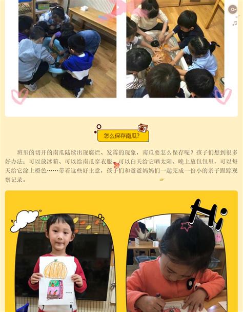中班组生成性主题活动《好多南瓜呀》——南京书人阅景龙华幼儿园 - 幼儿园 - 南京书人幼儿园