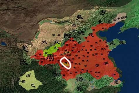 春秋战国时期地图图片