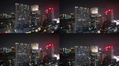 宁波夜景航拍甬江珍珠贝外滩大桥夜景4K航拍mp44K视频素材-第1298个作品