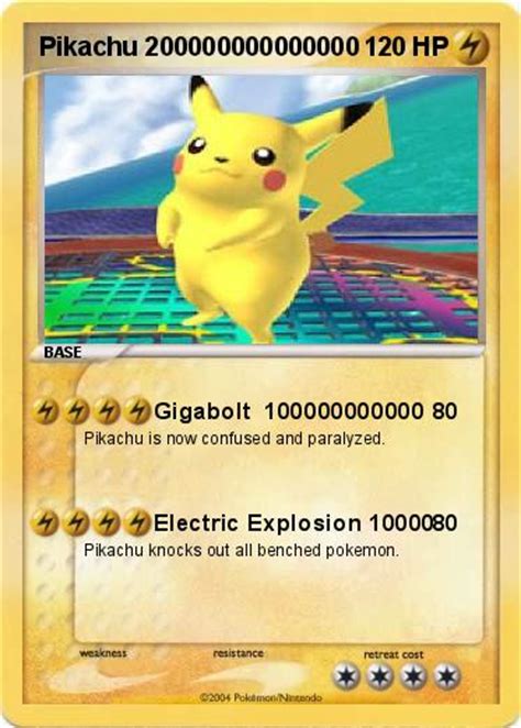 Pokémon Pikachu 200000000000000 200000000000000 - Gigabolt 100000000000 ...